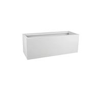 PLASTIC EDA Planter Graphit Up - 57 L - Dimensiones 79.5 x 29.5 x 29.5 cm - Ceruse blanco
