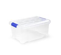Plastic Forte Caja de Almacenaje 5 Litros Transparente Caja de ordenación de plástico, Contenedor de almacenamiento