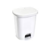 Plastic Forte Cubo Pedal 27 litros Blanco, 1206101