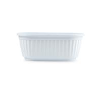 Plastic Forte - Jardinera Ovalada 25 cm Ideal Interior y/o Exterior. Blanco