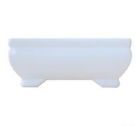 Plástica Blanca Rectangular 10cm Plástica Blanca Rectangular(11cm Without Filling)