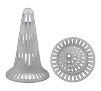 Plástica Perforada para Macetas de Orquídeas Drenaje Plástica(11.5 * 7.3cm) | Espaciado 1-4mm, circulación de aire óptima, salud radical, plástico , transparente negro
