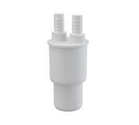 Plástico blanco conexión reductor de la reducción de residuos"conector de la manguera 40 / 50xg1 / 2
