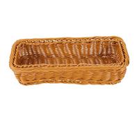 Plástico Cesta Multifunción Marrón de Almacenamiento para Escritorio | Organizador para Hogar, Condimentos y Bocadillos, Uso en Balcón y Mesa, Estilo Decorativo
