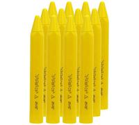 Plastidecor 816 - Ceras, caja de 12 unidades, color amarillo