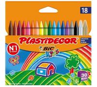 PLASTIDECOR CERA PLASTIDECOR 18 COLORES SURTIDOS CAJA:12 unidades PLASTIDECOR