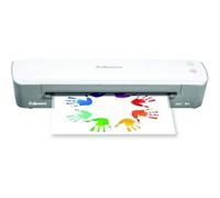 Plastificadora Fellowes Ion A4 4560001/ hasta A4 y 80-125 Micras/ Blanca y Gris