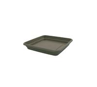 Plastiken 7823 - Plato Cuadrado de 23 cm para Macetas TERRA de 26 cm 7L. Taupe