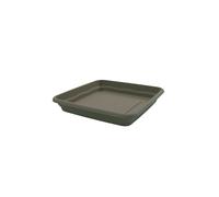 Plastiken 7823 - Plato Cuadrado de 23 cm para Macetas TERRA de 26 cm 7L. Taupe
