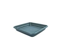 Plastiken 7829 - Plato Cuadrado de 29 cm para Macetas TERRA de 33 cm 14L. Antracita