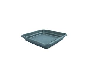 Plastiken 7829 - Plato Cuadrado de 29 cm para Macetas TERRA de 33 cm 14L. Antracita