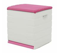 Plastiken Arcón con ruedas Space Saver 190 L Beige y Fushia