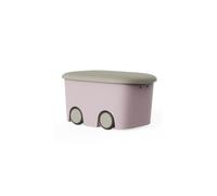 Plastiken Caja Infantil Multiusos Tapa 58x38x32 cm 45l Rosa
