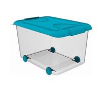 Plastiken M259222 - Caja multi-box 70 l con ruedas lila