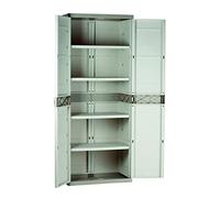 Plastiken M282966 - Armario de Resina con 4 estantes plastek 176 x 70 x 44 cm