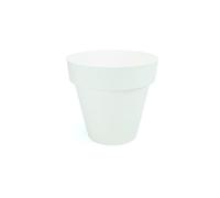 Plastiken TES - Maceta Redonda Clásica Diámetro 18 cm Capacidad 2.5L. Blanco