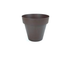 Plastiken TES - Maceta Redonda Clásica Diámetro 18 cm Capacidad 2.5L. Bronce