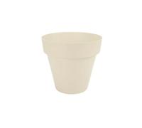 Plastiken TES - Maceta Redonda Clásica Diámetro 18 cm Capacidad 2.5L. Ecru
