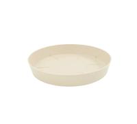 Plastiken TES - Plato Redondo Ø14 cm para Macetas de 18 cm. Ecru