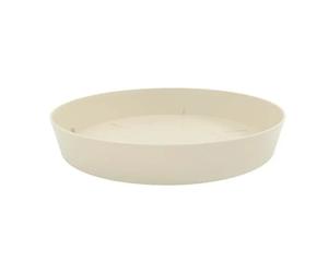 Plastiken TES - Plato Redondo Ø28 cm para Macetas de 38 cm. Ecru