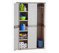 Plastiken Armario Titanium 3 puertas, plástico beige 105x44x176 cm