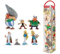 Plastoy astérix caja tubo con 7 figuras de la aldea gala - resina - 4