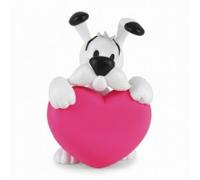 Plastoy astérix figura idéfix corazón rosa - pvc - 6 cm