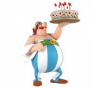 Plastoy astérix figura obélix feliz cumpleaños - pvc - 10 cm