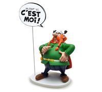 Plastoy Astérix Figurita Abraracourcix colección Bulles «¡Aquí mando yo!» - Resina - 18 cm