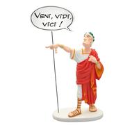 Plastoy Astérix Figurita César colección Bulles «¡Veni, vidi, vici!» nueva edición - Resina - 20 cm