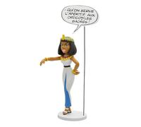 Plastoy Astérix Figurita Cleopatra colección Bulles «¡Que sirvan el aperitivo a los cocodrilos sagrados!» nueva edición - Resina - 21 cm