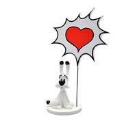 Plastoy Astérix Figurita Idéfix colección Bulles «Corazón» nueva edición - Resina - 15 cm