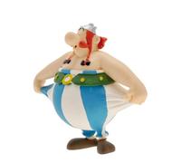 Plastoy Figura Astérix Obélix sujetándose los pantalones – Termoplástico – 8 cm