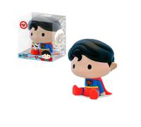 Plastoy DC COMIC- Hucha Chibi SUPERMAN,BATMAN,JOCER,HARLEY QUINN,MULTICOLOR,REGALO,ANIME,FIGURA COLECCION,