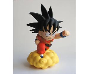 Plastoy dragon ball hucha son goku niño sobre la nube mágica - plás