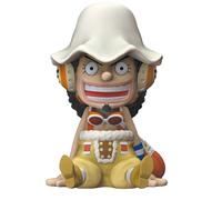 Plastoy - Figura Hucha Usopp de One Piece SD080171, 18 cm, para coleccionistas y fans, diseño detallado y funcional como hucha, ideal para decorar estanterías y escritorios