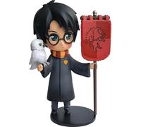 Plastoy Figura Harry Potter con Hedwig y estandarte Gryffindor 15 cm