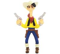Plastoy Figura Lucky Luke con dos pistolas, resina, 8 cm
