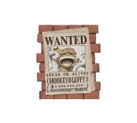 Plastoy Hucha One Piece Monkey D. Luffy con póster «Wanted» PVC 16 cm