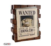 Plastoy Hucha One Piece Roronoa Zoro – Póster «Wanted» – PVC – 16 cm