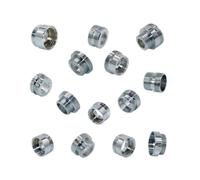 Plata 1/2 "M16 M17 M18 M19 M20 M22 M24 M28 M32 Conector de rosca de latón for conversión de grifo adaptador de grifo de reparación 1 Uds