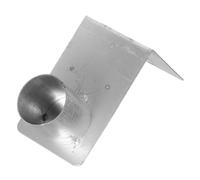Plata para Espejo Convexo Montaje de Acero Soporte de Pared | Base Estable, Ángulo Optimizado y Fijación Segura, Hardware E Instrucciones Incluidas, para Tráfico y Seguridad