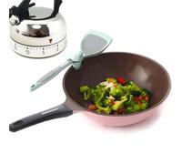 Plata Temporizador Mecánico de Cocina, Diseño de Tetera | Pilas, Uso Portátil en Encimera, para Repostería y Té, Hogar, 1