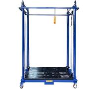 Plataforma de elevación eléctrica, andamio móvil plegable con control remoto para construcción y decoración de interiores y exteriores, plataforma de trabajo con elevador de carga automática