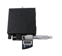 Plataforma de micrómetro DriKou SEMX120-AS, etapa de traducción lineal de 120x120 mm y 0,001 mm con pantalla digital