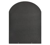 Plataforma protectora de acero de 90 x 80 para estufas de leña y pellets