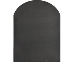 Plataforma protectora para suelos para estufas de leña y pellets de acero 80x60
