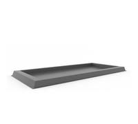 PLATILLO RECTANGULAR DE RESINA PLATO PARA JARDINERA MACETA MOD. MATERA