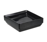Platillos para plantas de 12 pulgadas, paquete de 12 bandejas de goteo de plástico negro para macetas de interior y exterior, bases gruesas ideales para jardín, flores y plantas en maceta