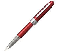 Platingum Plaisir - Pluma estilográfica, punta media, color rosso 1